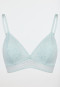Bra non-iron removable pads mint - Modern Lace