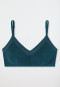 Bustier Spitze ohne Bügel petrol - Modern Lace
