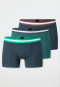 Lot de 3 shorts bleu foncé/vert - 95/5