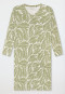 Nachthemd lange mouwen in limoen patroon - Comfort Essentials