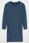 Camicia da notte a maniche lunghe blu intenso - Comfort Essentials