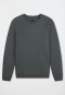 Donkergroen gedessineerd sweatshirt - Mix+ Relax