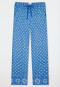 Broek lang geweven stof bloemen aquarium - Mix+ Relax