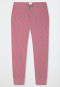 Lange broek manchetten fuchsia patroon - Mix+ Relax