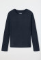 Sweatshirt fine rib midnight blue - Mix+Relax