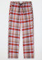 Langere broek van flanel met veelkleurig geruit patroon - Mix+ Relax