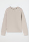 Sweatshirt Jersey-Quiltstoff und Sweatware beige - Mix+Relax