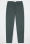 Pantaloni lunghi in jersey e tessuto felpato verde scuro - Mix+ Relax