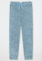 Hose lang Bündchen Blumen multicolor - Mix+Relax