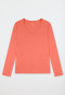 Shirt long-sleeve v-neck peach - Mix+Relax