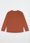 Shirt long-sleeve round neck terracotta - Mix+Relax