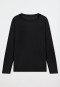 Shirt langarm rundhals schwarz - Mix+Relax