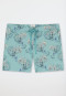 Hose kurz Palmen Inseln jade - Mix+Relax