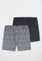 Boxer shorts 2-pack jersey plain patterned - Boxer shorts multipacks