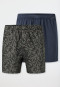 Boxershorts set van 2 jersey effen/ patroon - Boxershorts multipacks