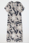 Sleep shirt short sleeve cooling finish flowers graphite - selected! premium