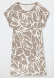 Nachthemd kurzarm Interlock clay - Modern Nightwear