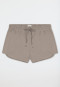Pantalon court en interlock mercerisé clay - Mix+Relax