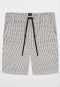 Bermuda Single Jersey Jacquard Streifen nachtblau - Mix+Relax