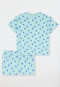 Schlafanzug kurz Schildkröten hellgrün - Nightwear