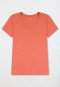 Shirt short sleeve v-neck peach - Mix+Relax
