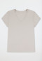 Shirt kurzarm tiefer V-Ausschnitt grau-jaspe - Mix+Relax