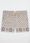 Hose kurz Ikat-Muster grau-jaspe - Mix+Relax