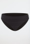 Bikini briefs jersey recycled stripes black - Aqua