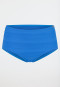 Bikini panty jersey recycled stripes aquarium - Aqua