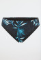 Bikinislip jersey gerecycled palm multicolour - Aqua