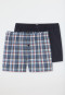 Boxershorts Webware 2er Pack mehrfarbig gemustert - Boxershorts Multipacks