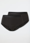 Periodenpantys 2er-Pack recycelt schwarz - Secret Care