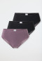 Brazilian 3-pack lace black/purple - Modern Multipacks