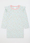 Sleep shirt long-sleeve ruffles hearts multicolor - Kids Nightwear