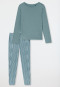 Pyjama lange manchetten Ginkgo mineraal - Modern Nightwear