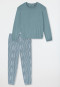 Lange pyjama manchetten mineraal - Modern Nightwear