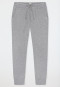 Hose lang Interlock Bündchen grau-meliert - Mix+Relax