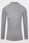 Shirt mit Rolli langarm grau-meliert - Premium Warming