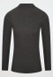 Shirt with turtleneck long-sleeve dark grey mottled - Premium Warming