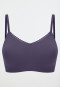 Bustier seamless herausnehmbare Pads Spitze indigo - Invisible Soft Lace