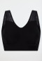 Bustier seamless herausnehmbare Pads Spitze schwarz - Invisible Soft Lace