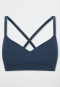 Soft BH mit Schale deep blue - Unique Cotton