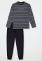 Pyjama lang gestreept navy - Teens Nightwear