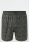 Boxer Interlock imprimé vert foncé - Fine Interlock