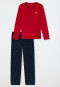 Lange pyjama hart rood - Family