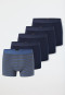 Shorts, set van 5, donkerblauw - 95/5