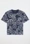 T-shirts à manches courtes imprimé bleu et blanc - SCHIESSER 150 Years