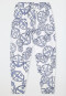 Hose lang Statement-Druck weiß-blau - SCHIESSER 150 Years