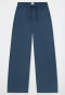Langere broek van Heavy Single Jersey, diepblauw - Mix+ Relax