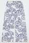 Lange broek statement print blauw - SCHIESSER 150 Years